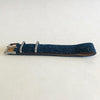18 mm Nato Fabric / Leather Blue Speckle