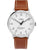 Timex TW2T27500 Waterbury Classic White Dial Brown Leather Strap - ZTAwatchshop