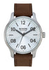 Patrol Leather Silver 42mm Brown